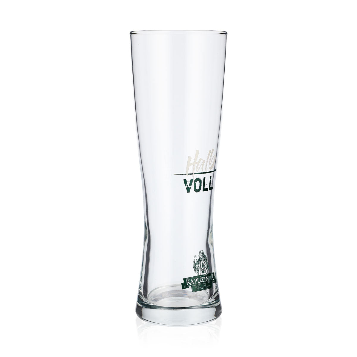 Capuchin beer glass Beer glasses 0.5 l wheat beer glass "half full" – View 2