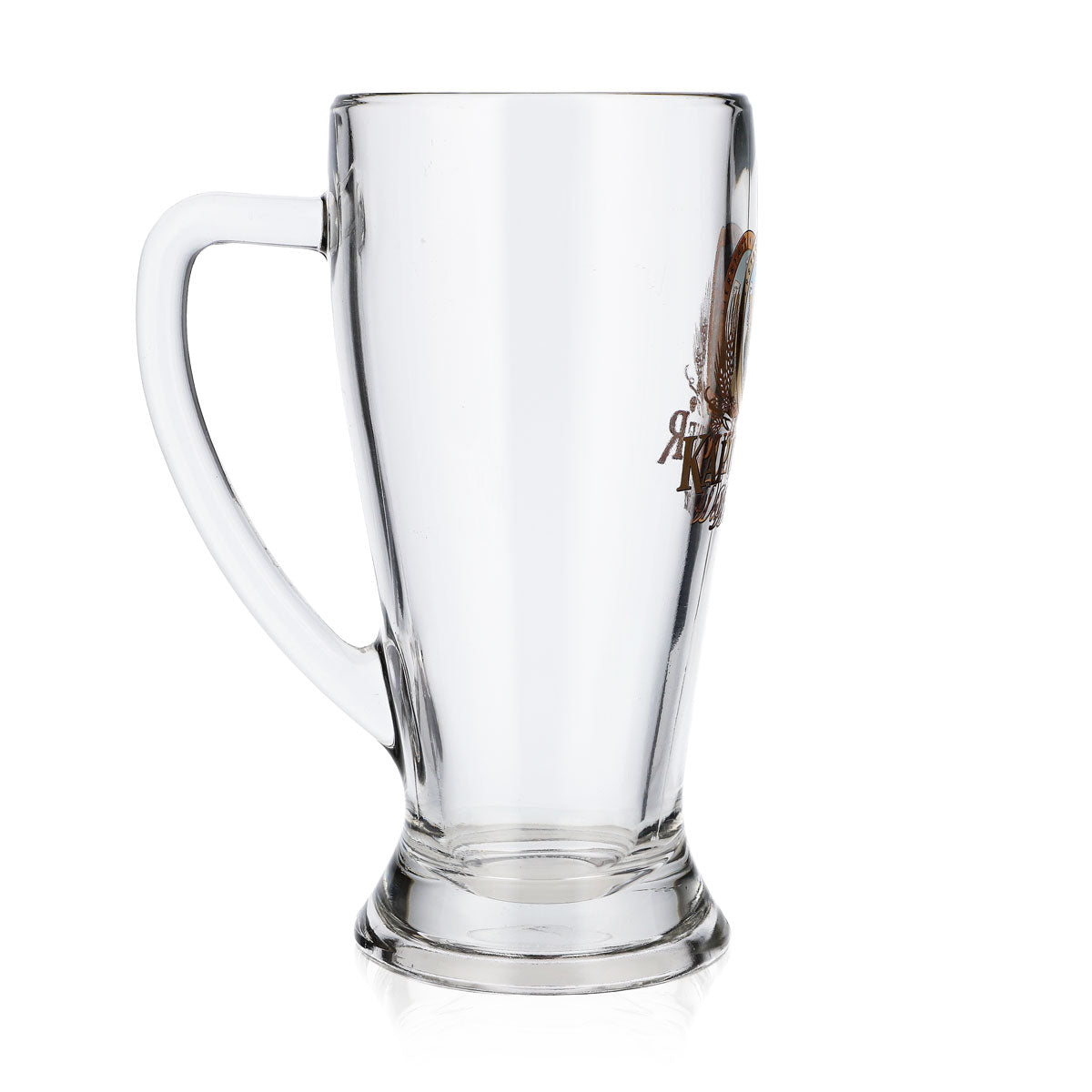 Capuchin beer glass mug tankard 0.5l handle glass wheat beer – View 3