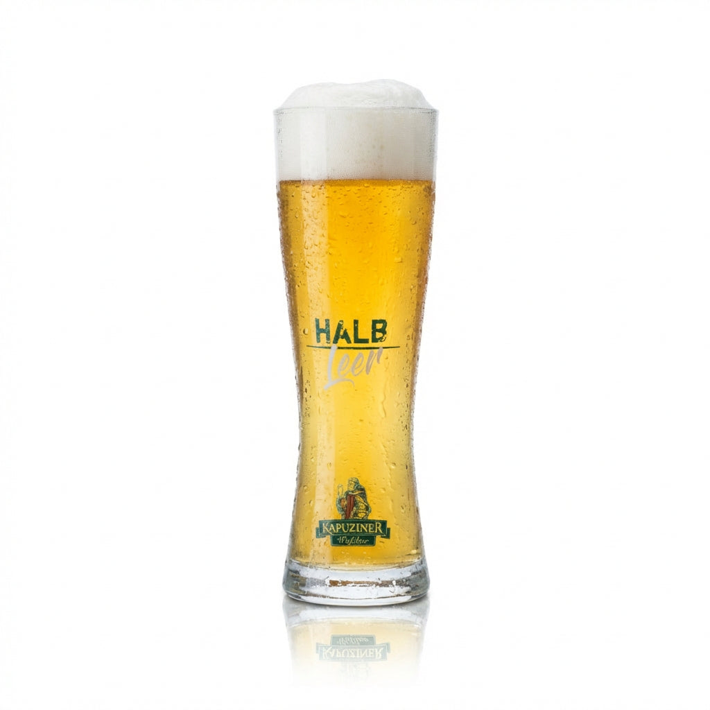 Capuchin wheat beer glass 0.5 l yeast crystal wheat glasses brewery gastro calibrated