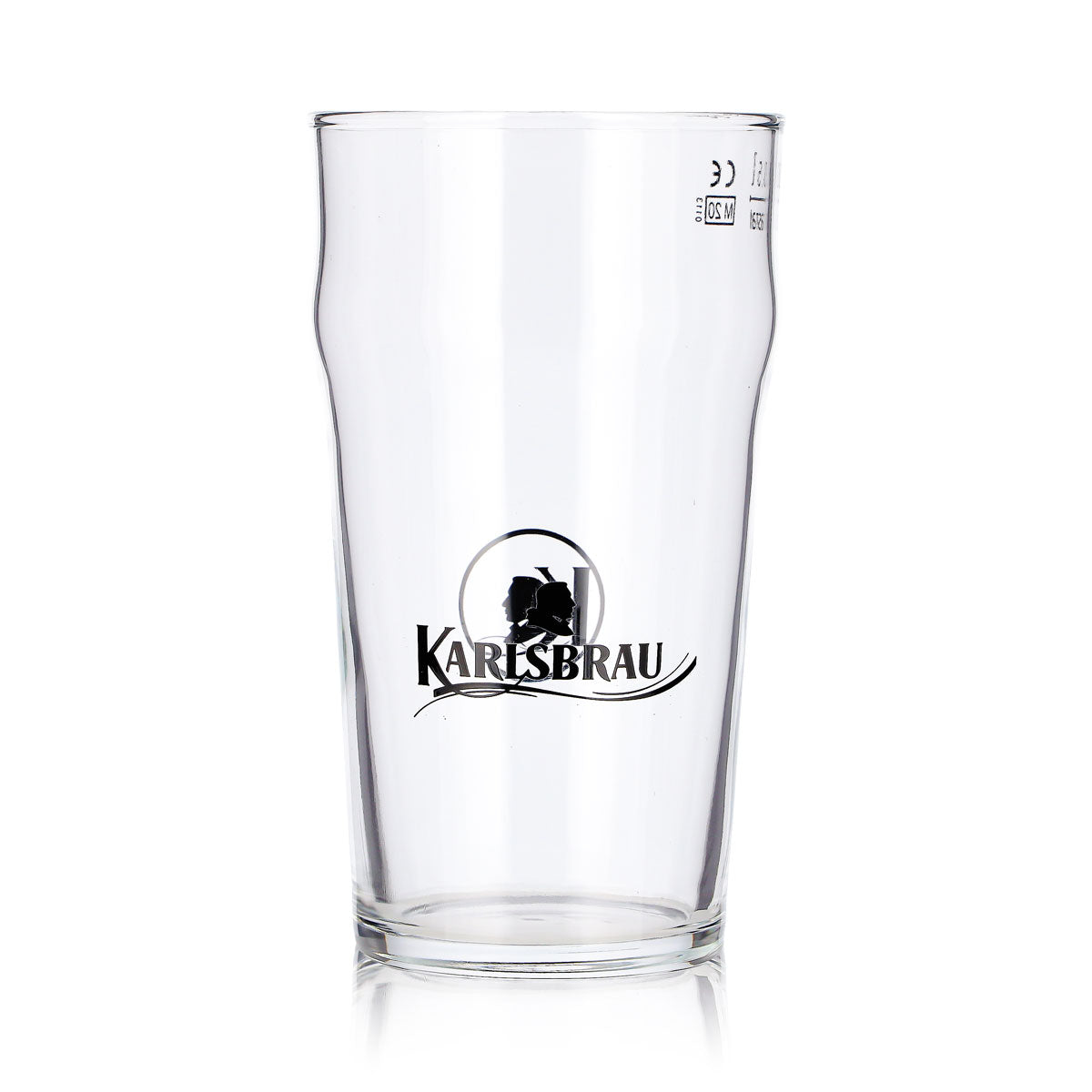Karlsberg Beer Glass, 0.5 L, Karlsbräu Mug, Rastal – View 2