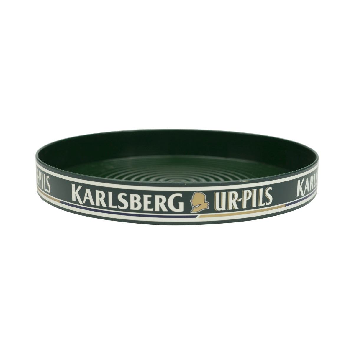 Karlsberg Urpils Beer Tray, round, 29 cm, serving tray, glasses, waiter, catering, bar