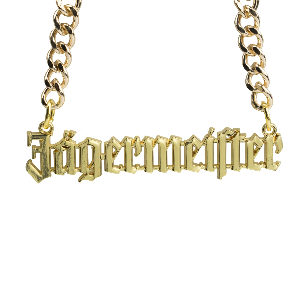 Jägermeister Necklace Gold Chain Necklace Accessory Jewelry Unisex Merch