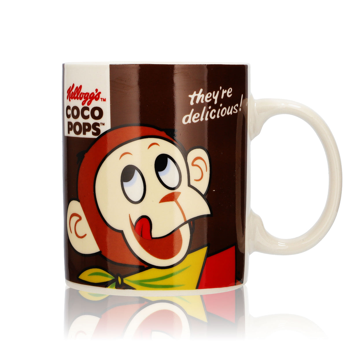 Kellogg's Coco Pops Milk Mug 0.33 l Cereal Glass Cup Children's "Coco Pops" Monkey – View 2