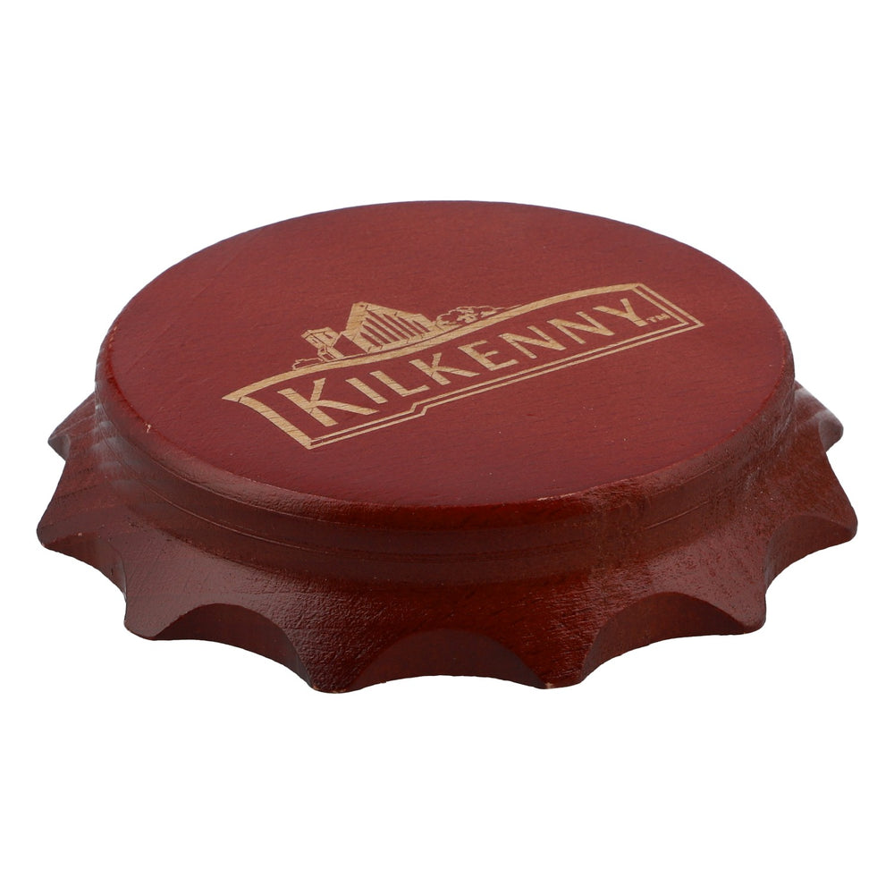 Kilkenny Beer Real Wood Bottle Cap Bottle Opener Magnetic