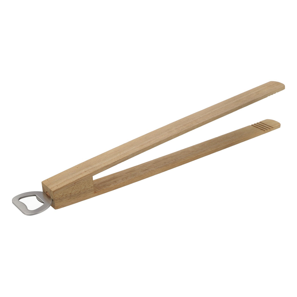 Kilkenny Beer Grill Tongs Barbecue Bottle Opener Grill Cutlery with Bottle Opener Wood – View 2