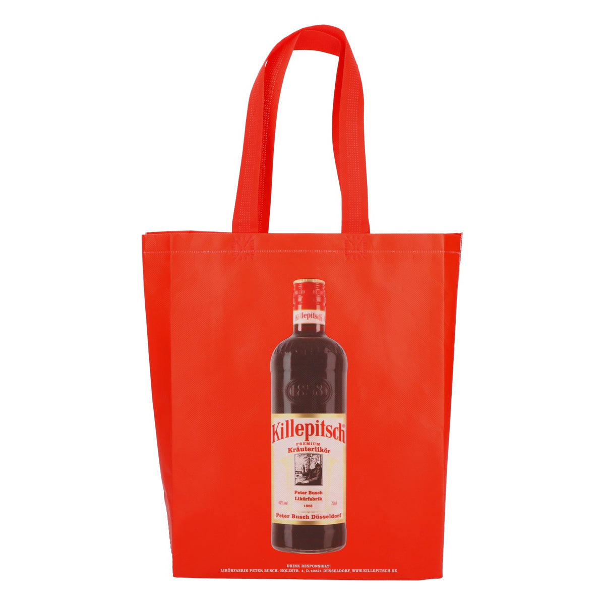 Killepitsch liqueur shopping bag, carrier bag, shopping bag – View 3