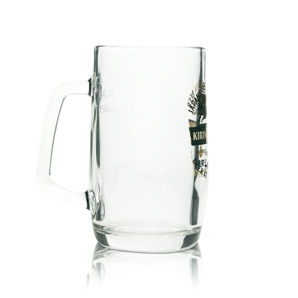 6x Kirin Ichiban Beer Glass 0.3l Mug Pint Japanese Beer Glasses Premium Seidel Bar – View 4