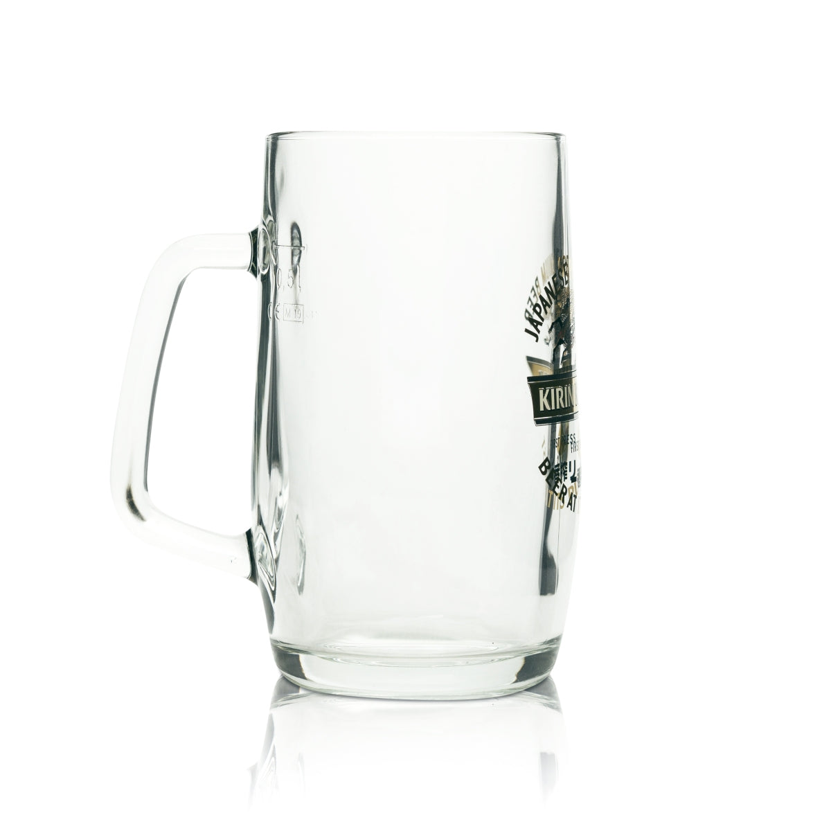 Kirin Ichiban Beer Glass 0.5l Mug Japanese Beer Mug Glasses Handle Collector – View 2