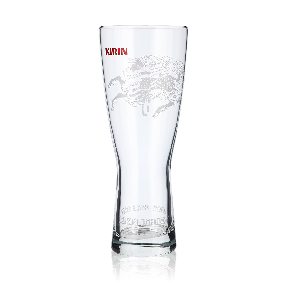 Kirin Ichiban Beer Glass 0.5l Goblet Beer Glasses Beer Glass Red Logo