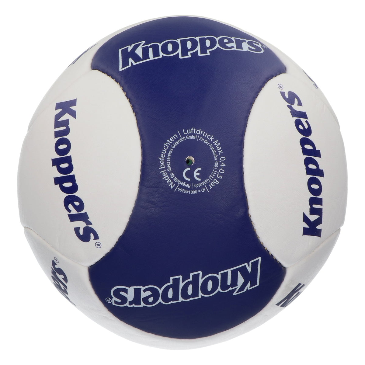 Knoppers soccer beach ball volleyball beach ball blue/white – View 3