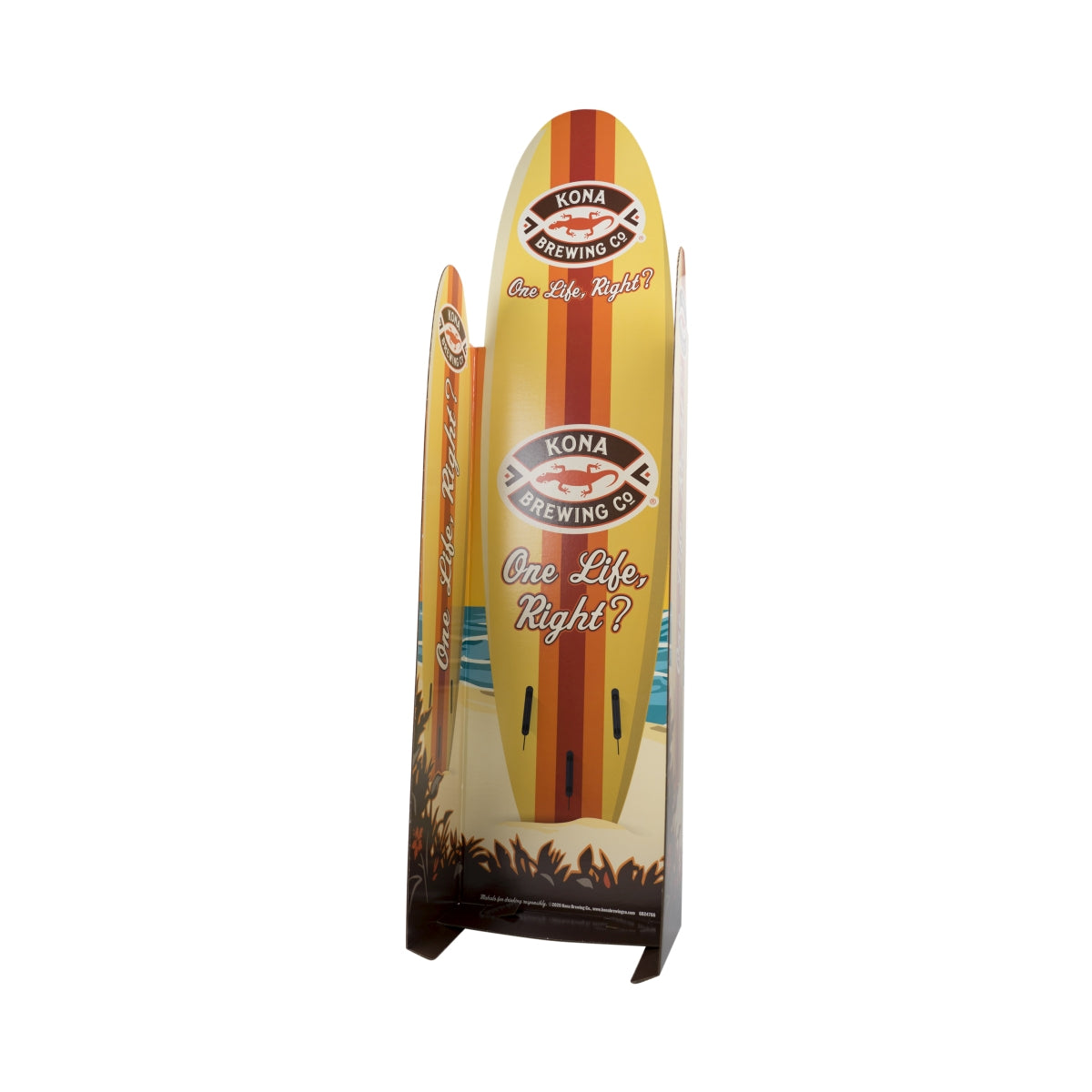 Kona Beer Display Stand 1.7x0.44m Surfboard Board Display Stand Decoration Hawaii Bar