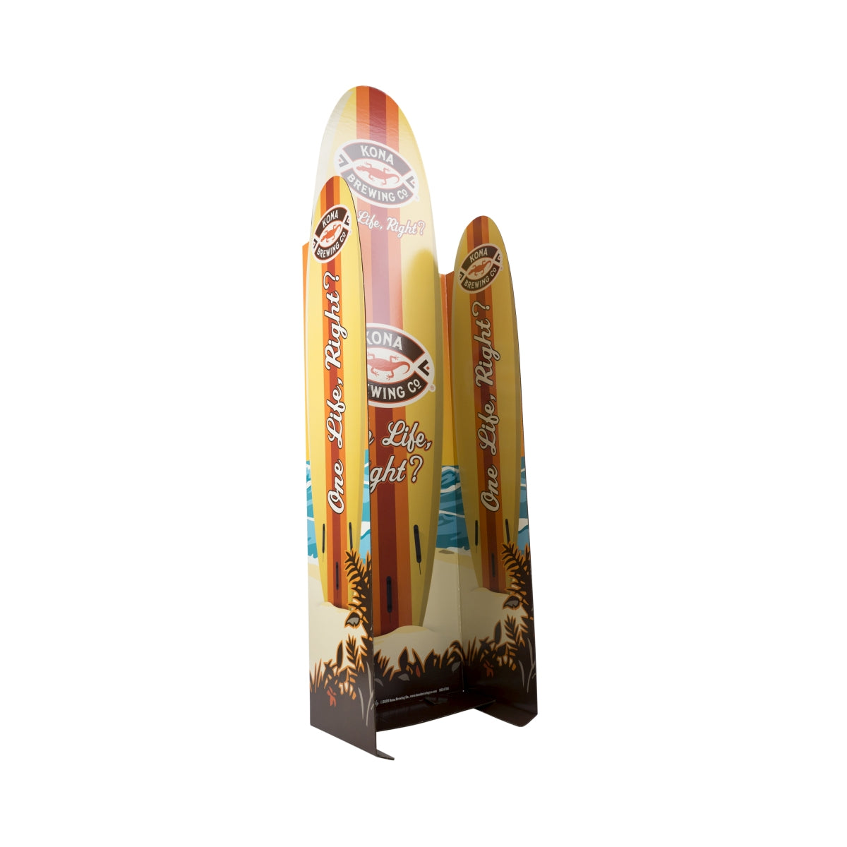 Kona Beer Display Stand 1.7x0.44m Surfboard Board Display Stand Decoration Hawaii Bar – View 2