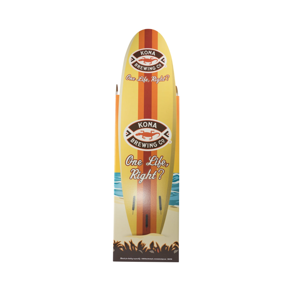 Kona Beer Display Stand 1.7x0.44m Surfboard Board Display Stand Decoration Hawaii Bar – View 3