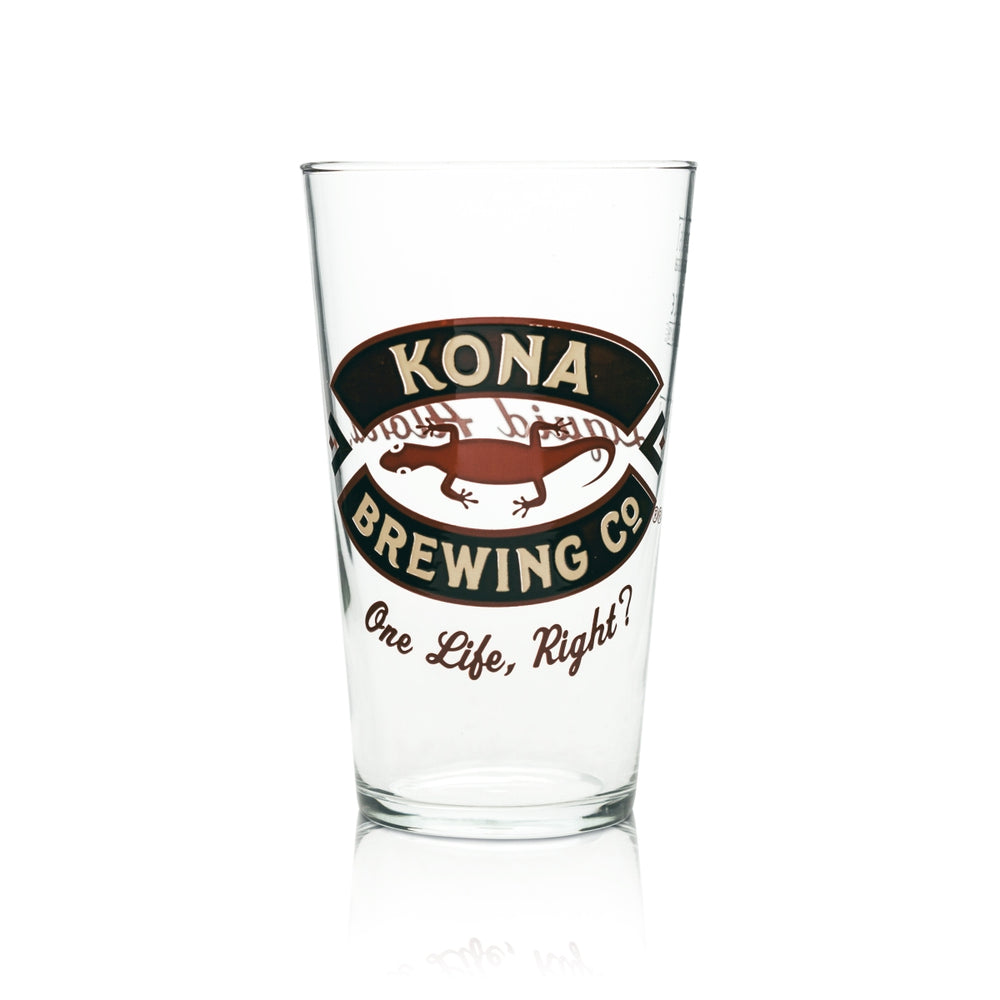Kona Beer Glass 0.5l Pint Mug Hawaii Beer Craft Glasses Aloha Willi Brewery