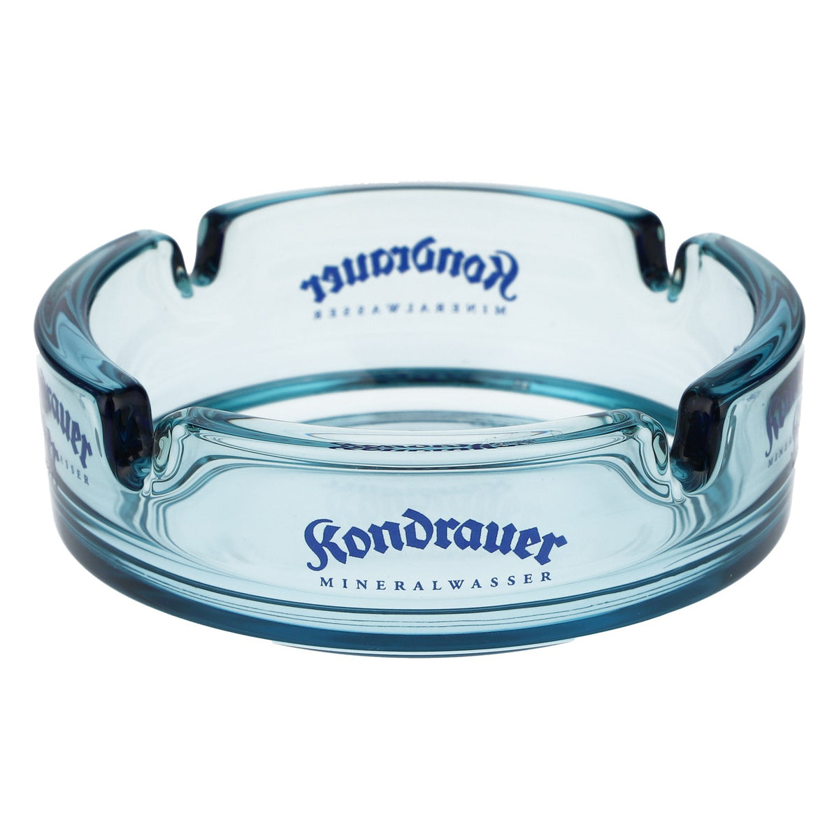 Kondrauer Water Ashtray, Light Blue Glass, Bar, Retro Design