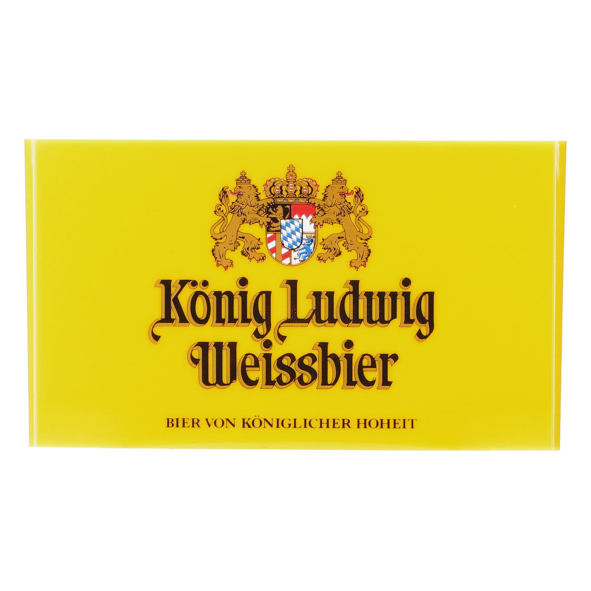 King Ludwig beer coaster holder for approx. 30 beer coasters, yellow – View 5