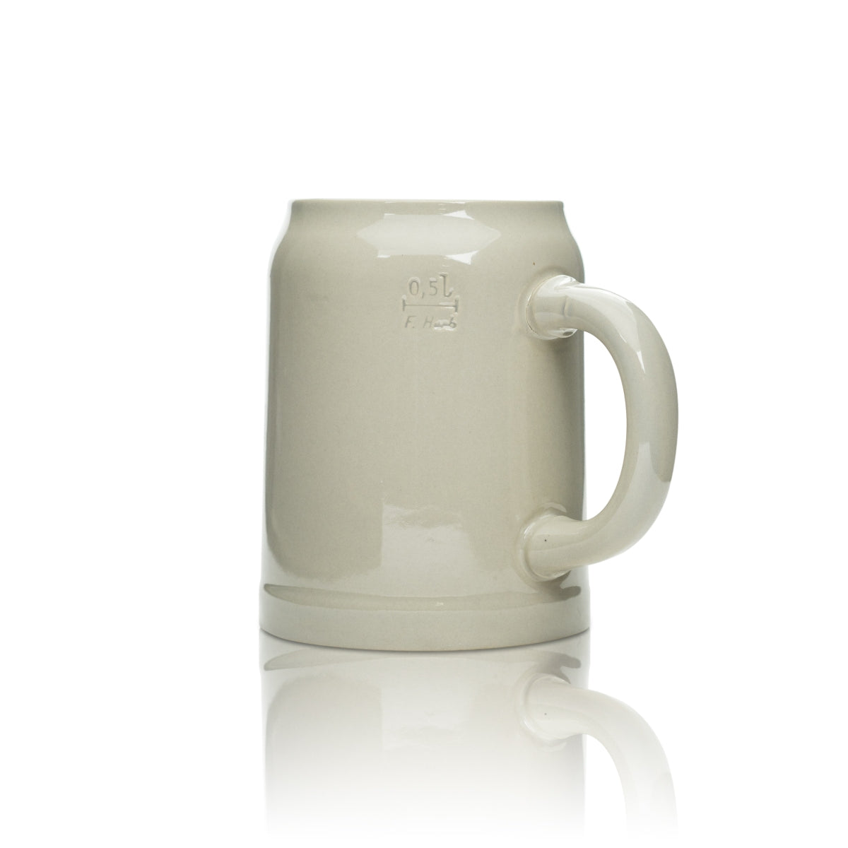 King Ludwig Beer Mug Clay 0.5l Dark Pilsner Light Seidel Glass Handle Glasses – View 2