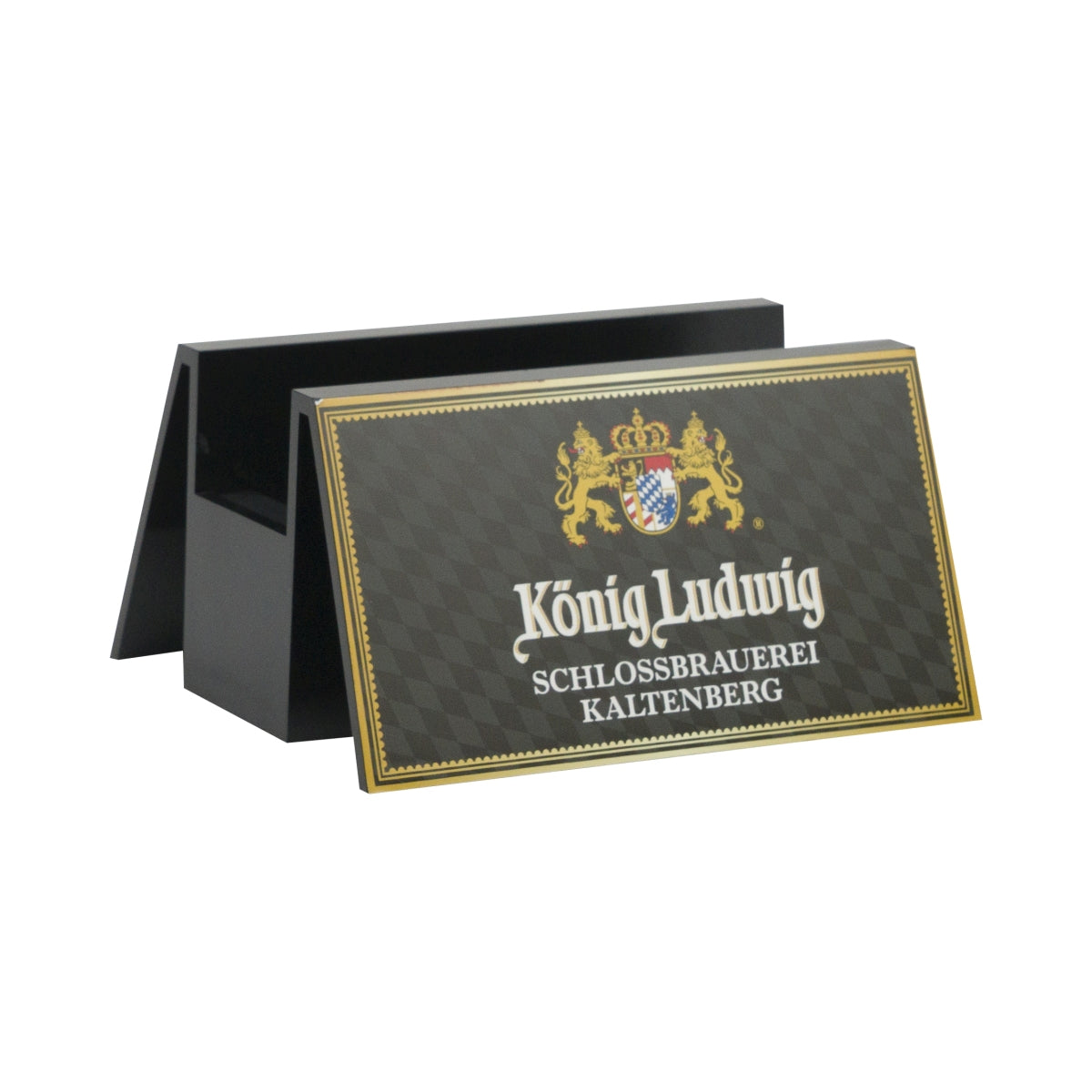 King Ludwig beer coaster stand holder table display beer mat glasses beer