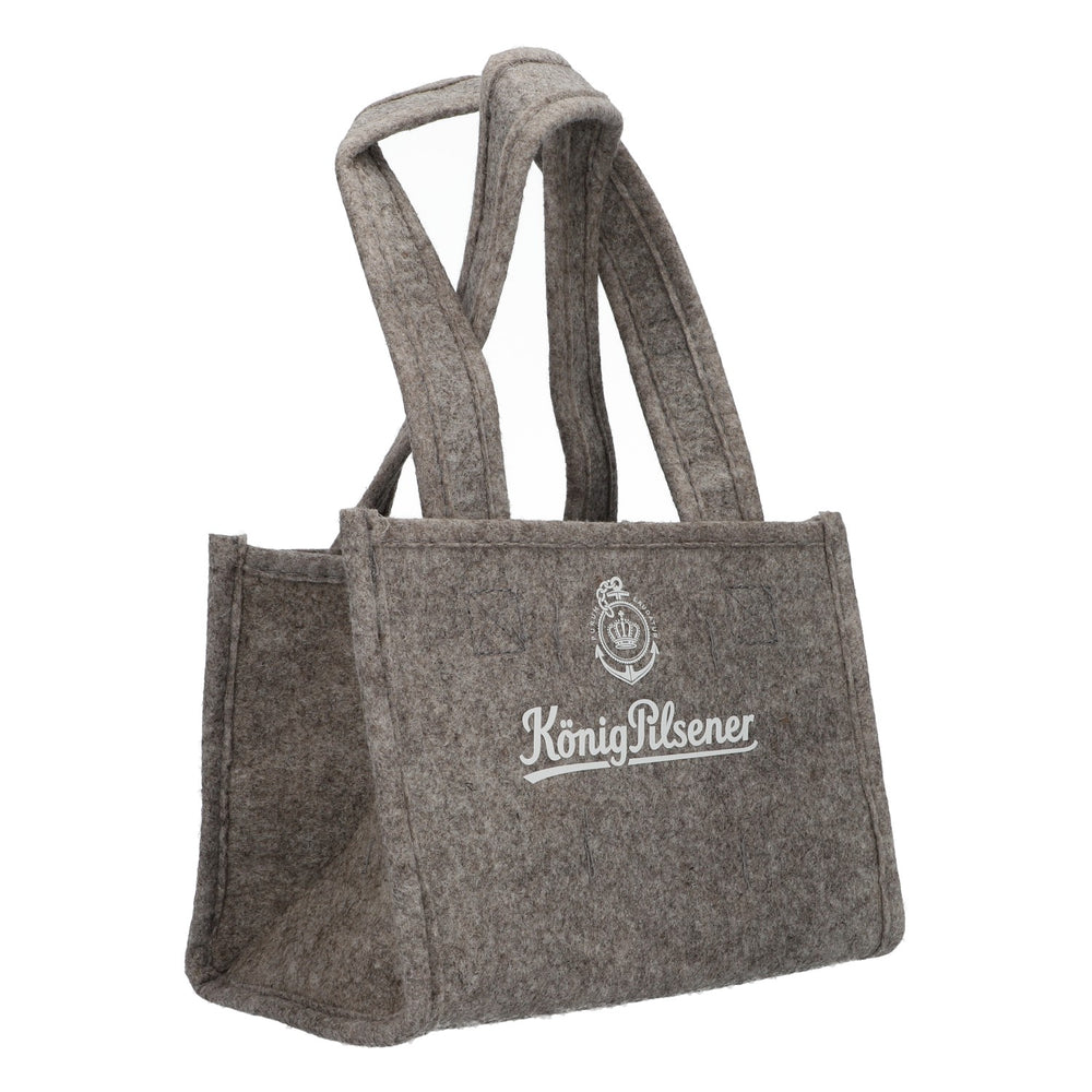 King Pilsener Beer Bag Bottle Carrier Felt Carrier Beer Tray