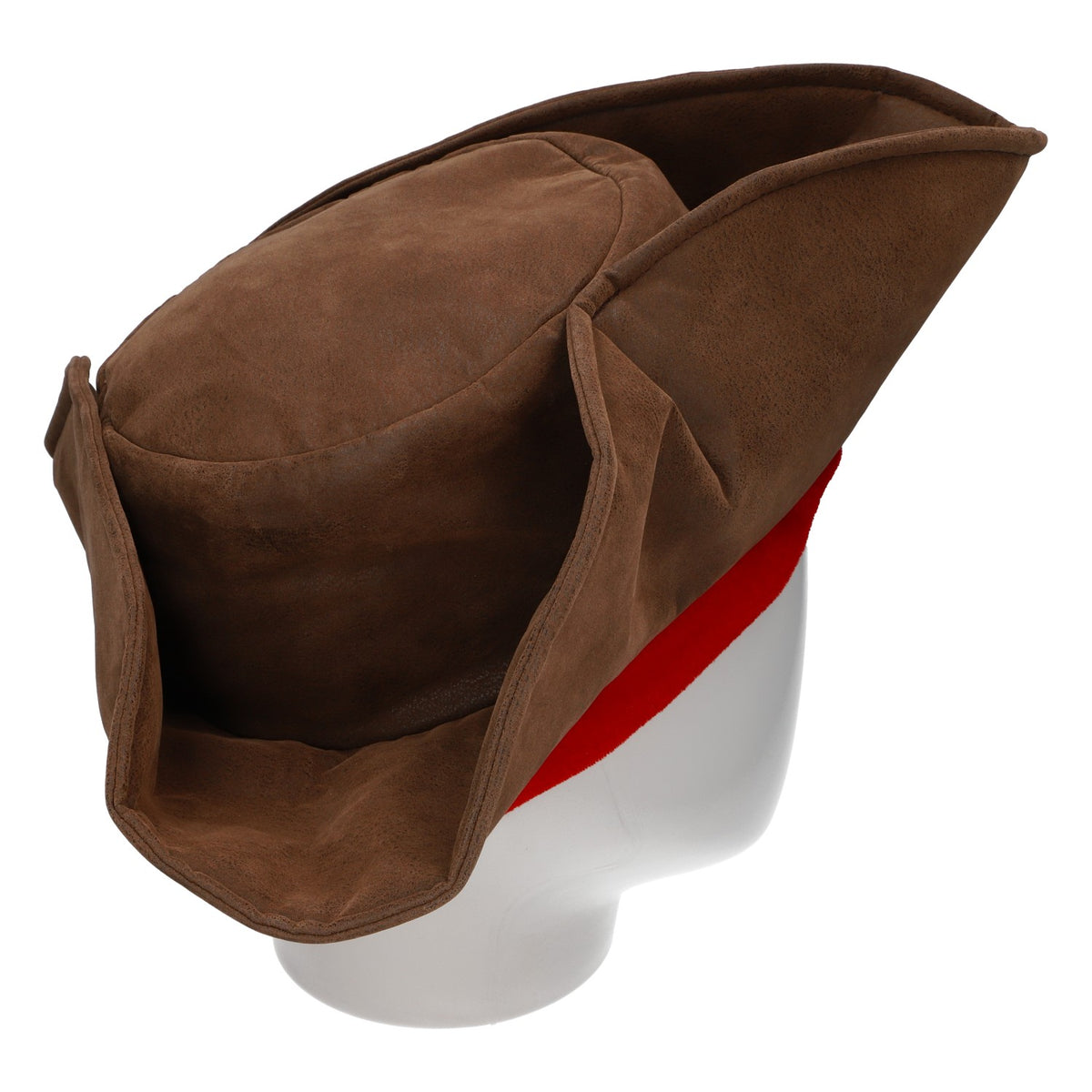 King Pilsener Pirate Hat, Brown Leather-Look, Fan Merchandise, Beer, Theme Party – View 5