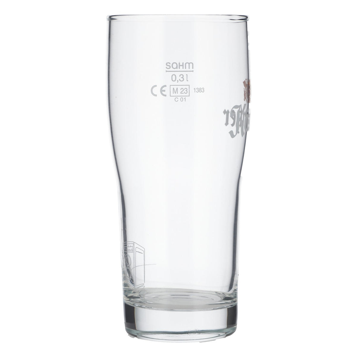 Köstritzer Beer Glass Mug Tumbler 0.3l Guitar Engraving Brewhouse Sahm – View 3