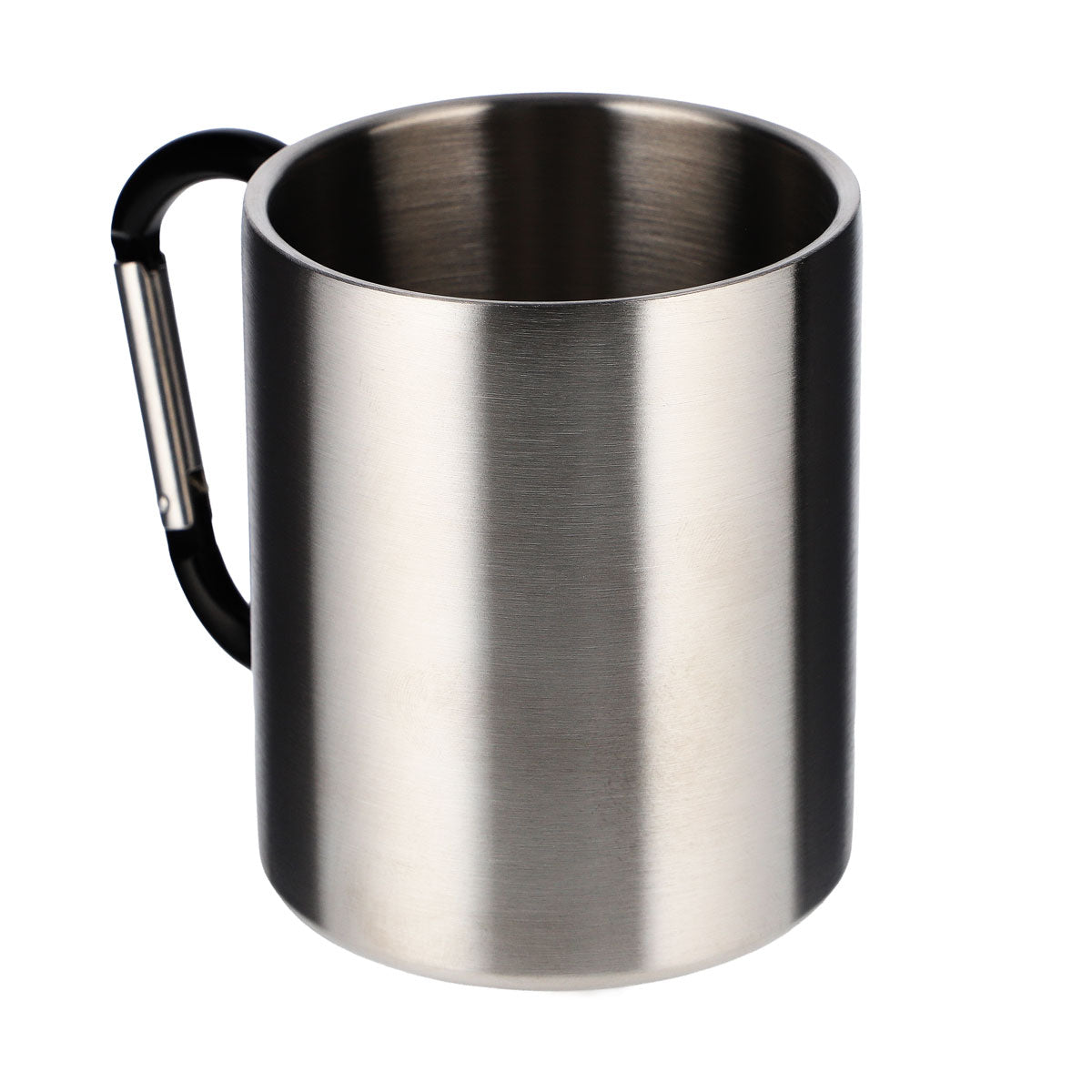 Köstritzer Beer Glass Stainless Steel Mug / Coffee Mug / Cup Carabiner Handle – View 5