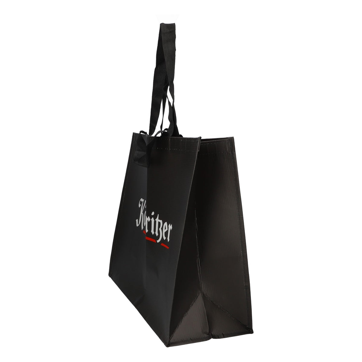 Köstritzer Beer XXL Tote Bag, Shopping Bag, Black, Fan Merchandise, Sturdy – View 3