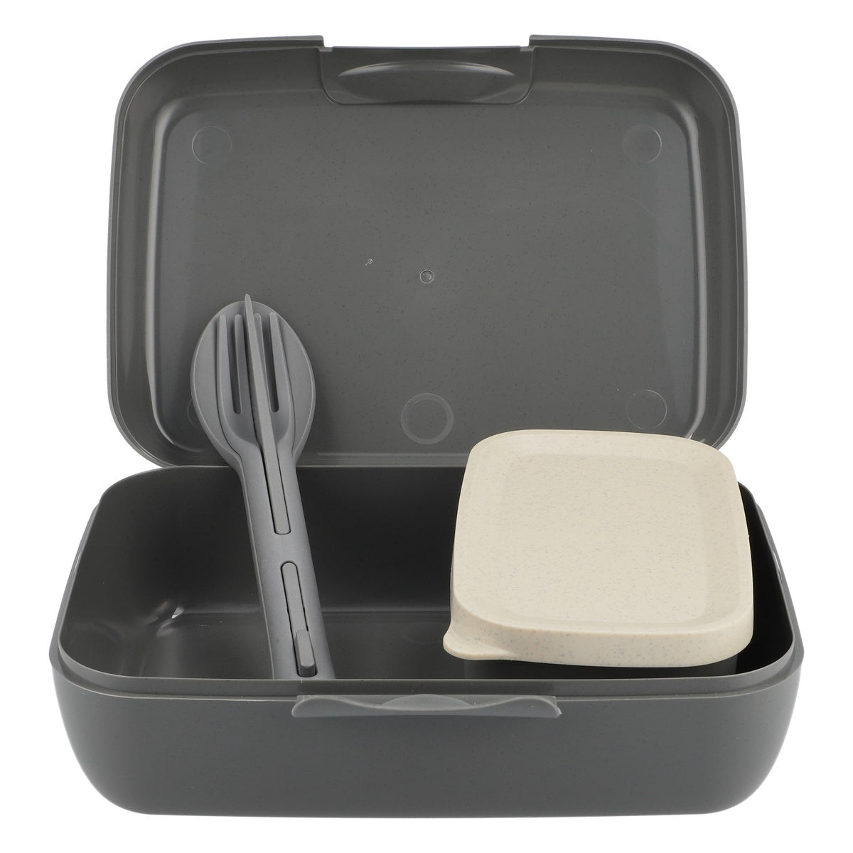 Koziol lunch box set with tin cutlery set CANDY READY lunch box – View 5