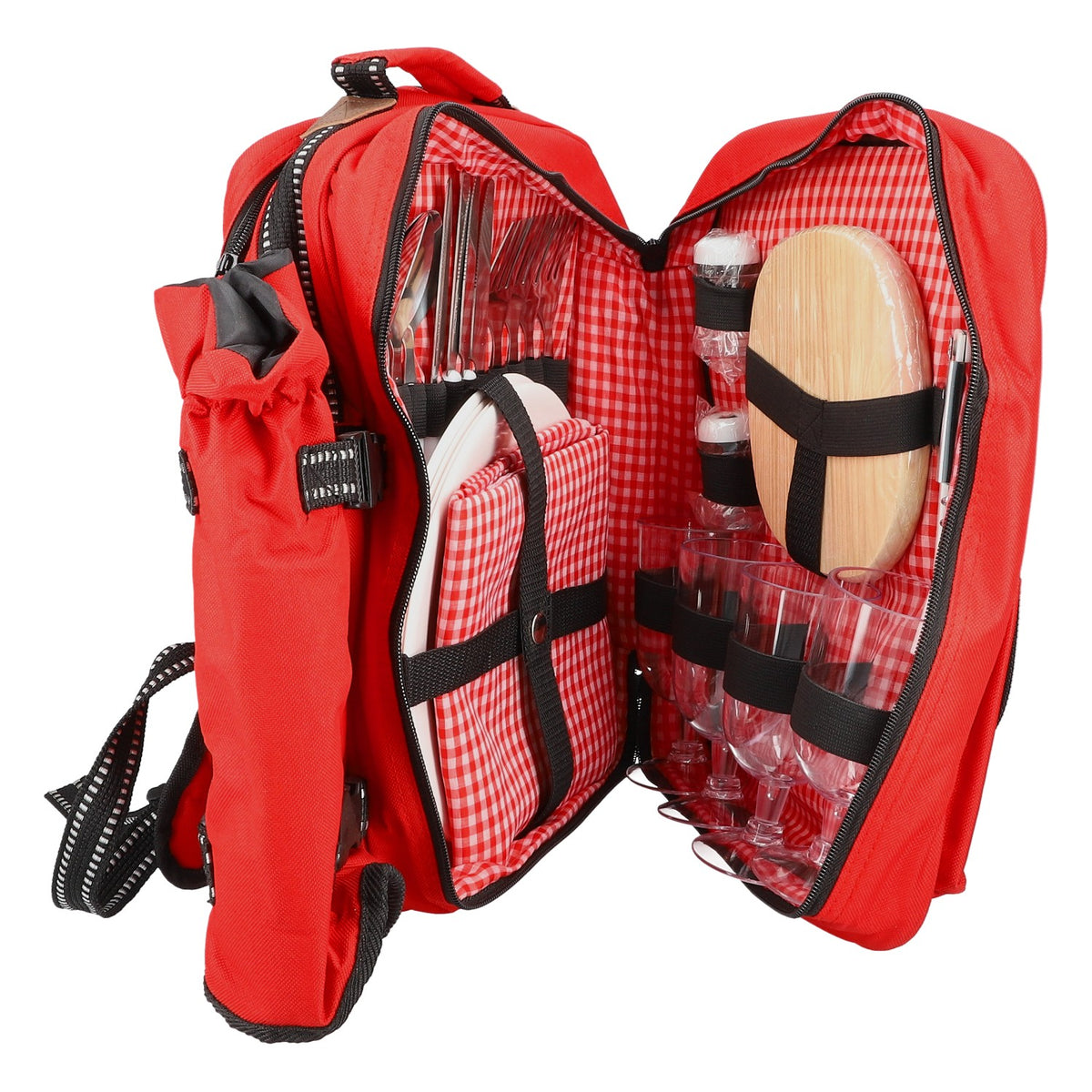 Kraft Food Backpack Picnic Camping Outdoor 26 pieces incl. cooler bag – View 3