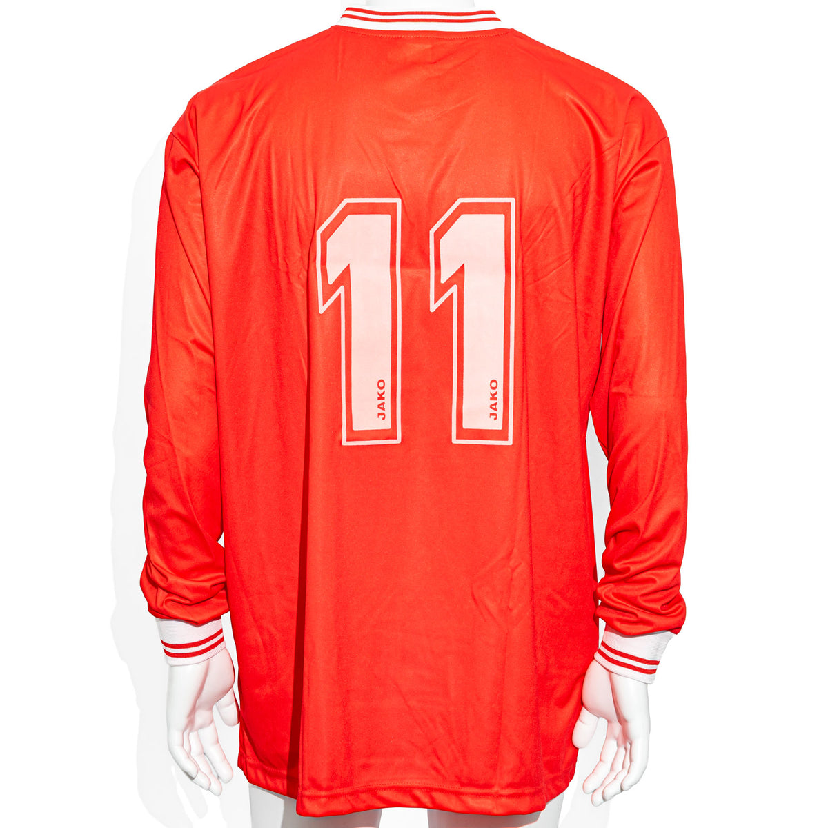 Kraft Jako T-Shirt Jersey, Long-Sleeve, Size XL, Back Number 11, Red – View 3