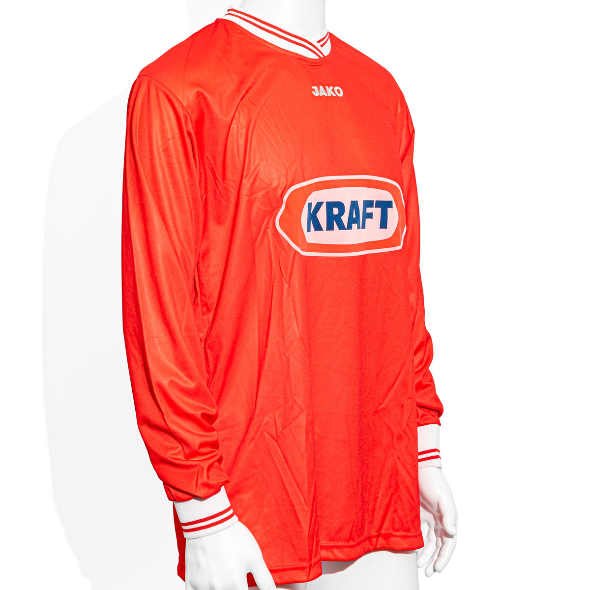 Kraft Jako T-Shirt Jersey, Long-Sleeve, Size XL, Back Number 4, Red – View 2