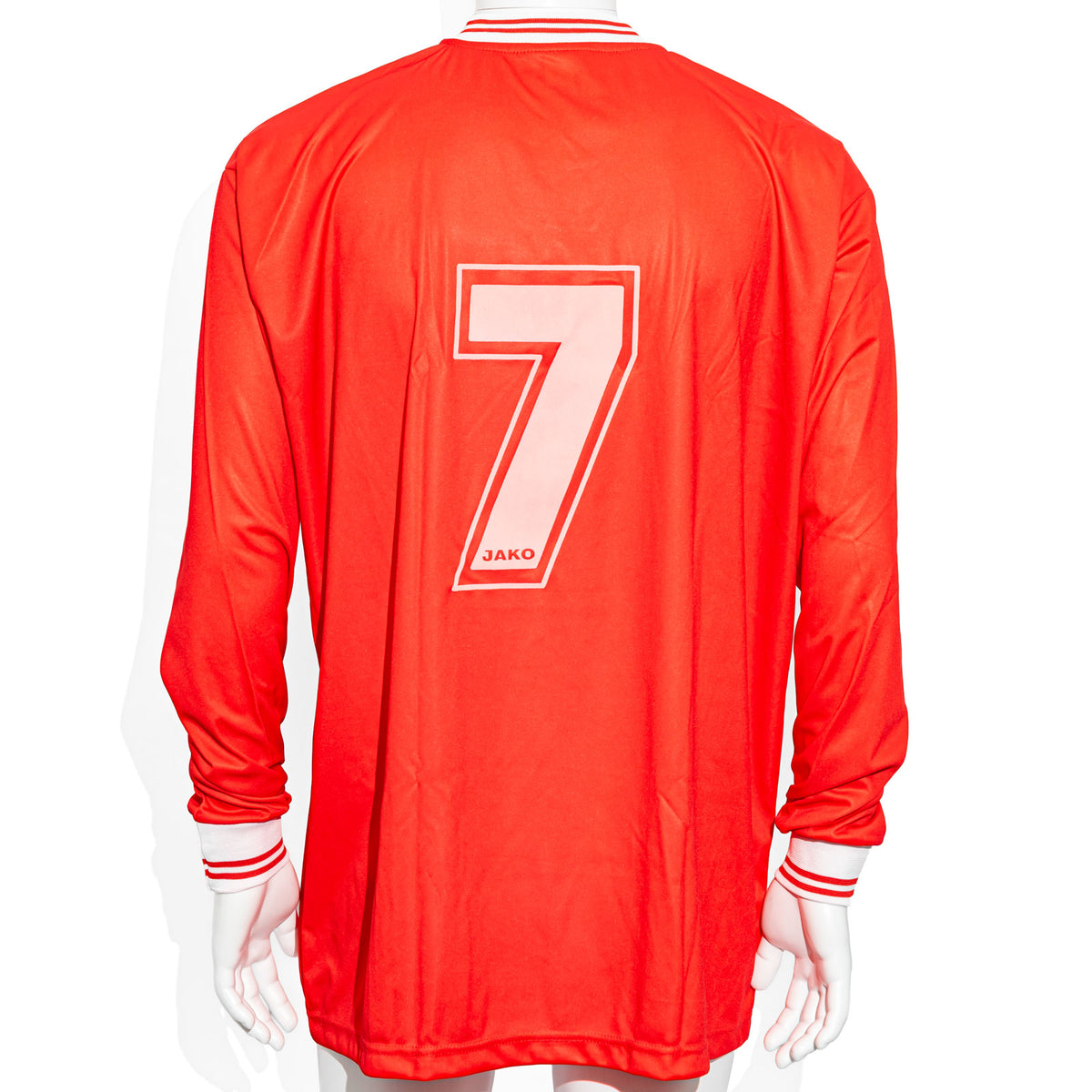 Kraft Jako T-Shirt Jersey, Long-Sleeve, Size XL, Jersey Number 7, Red – View 3