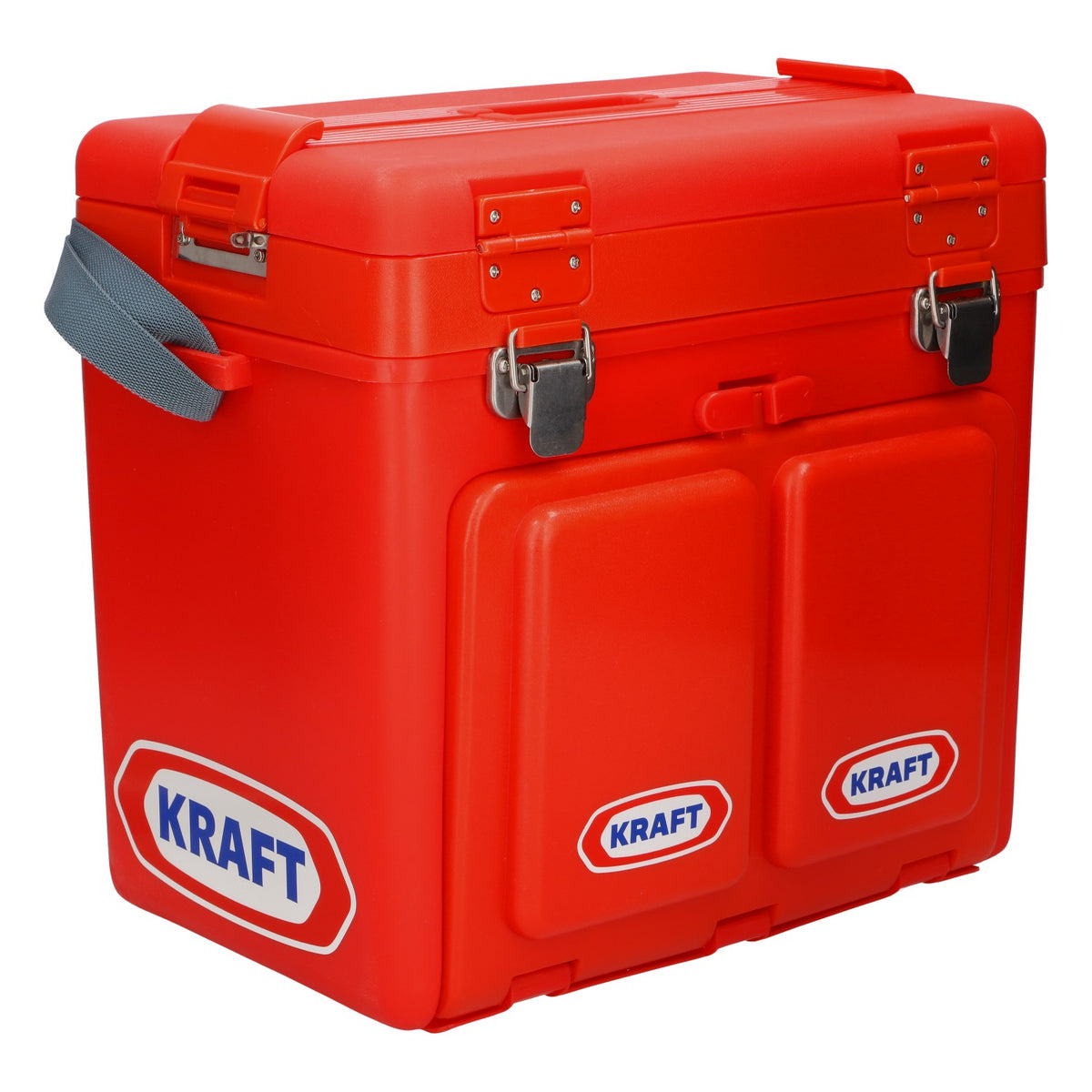 Kraft Food-Grade Cutlery Case Set, Foldable, Red, New, Plastic