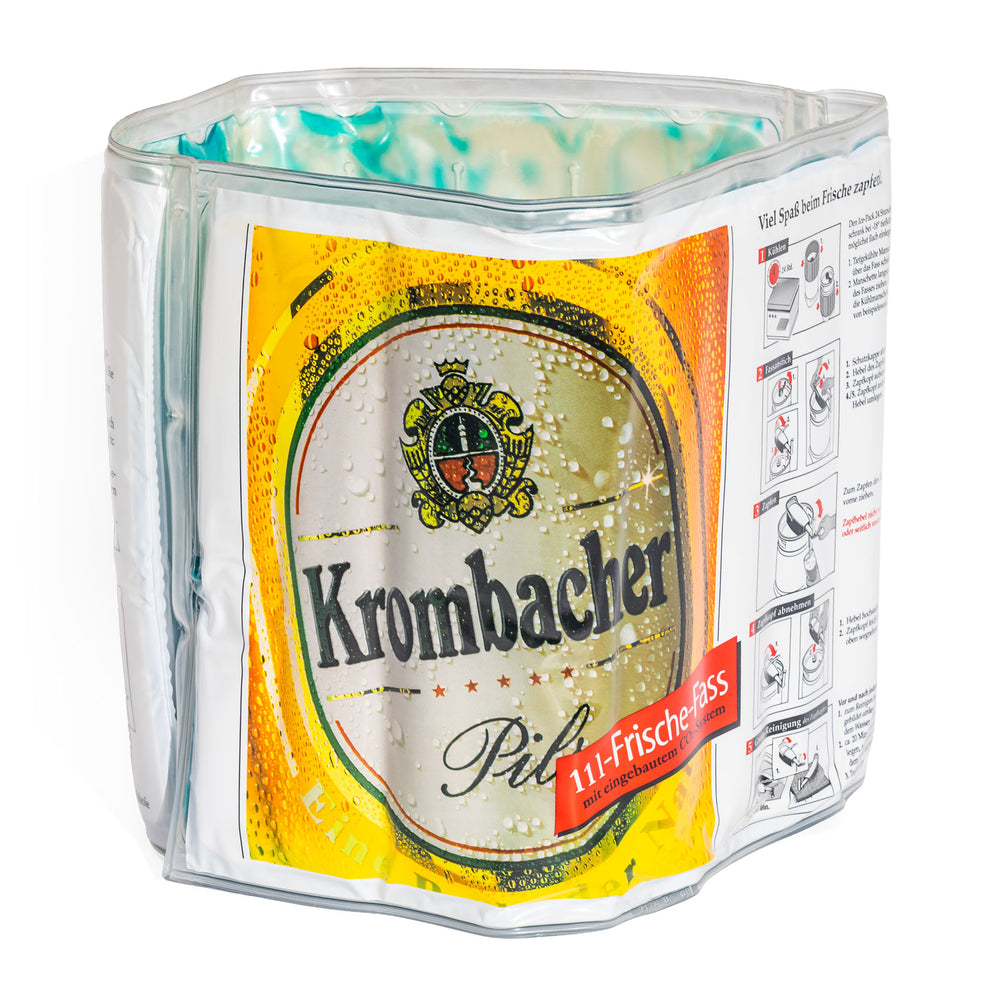Krombacher Beer Keg Cooling Sleeve
