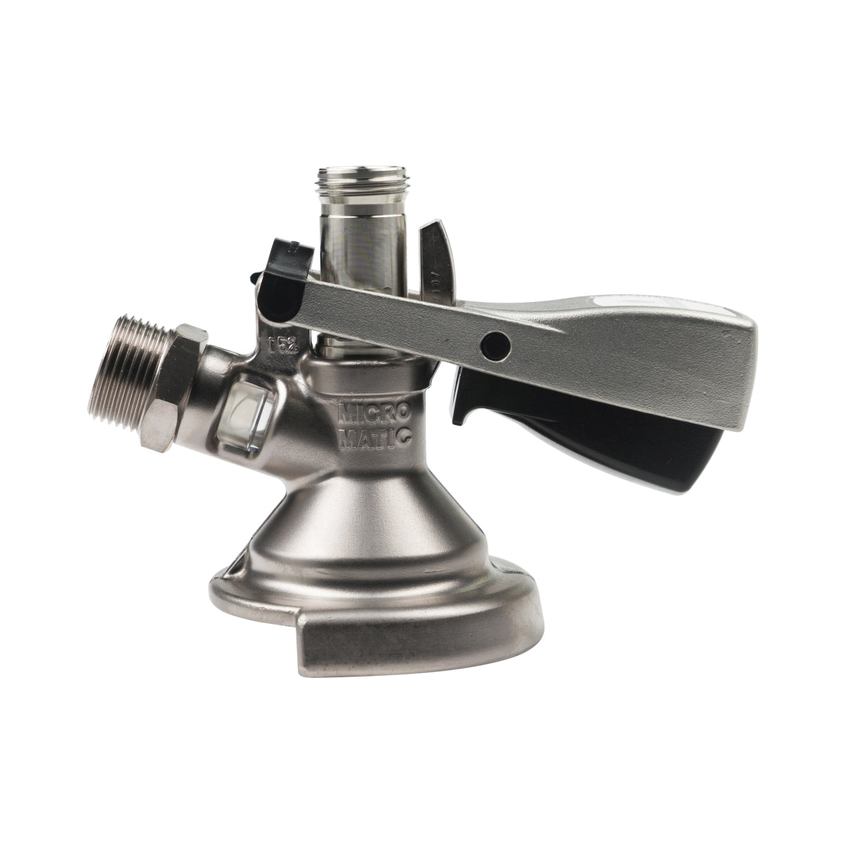 Krombacher beer flat keg Micromatic combination cap normal keg connection