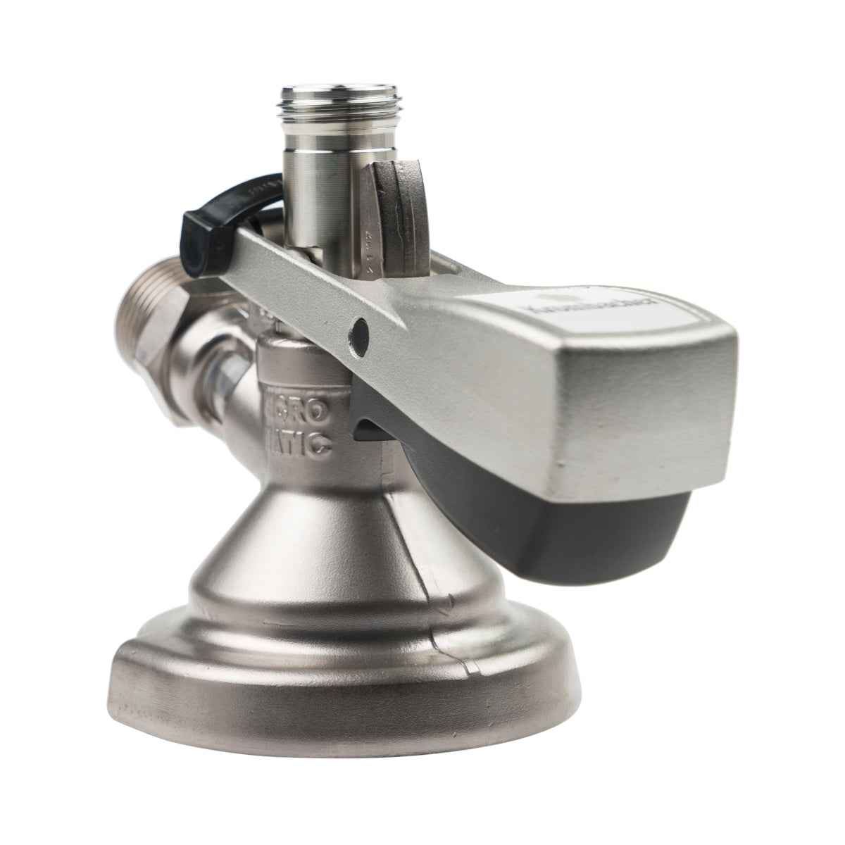 Krombacher beer flat keg Micromatic combination cap normal keg connection – View 2