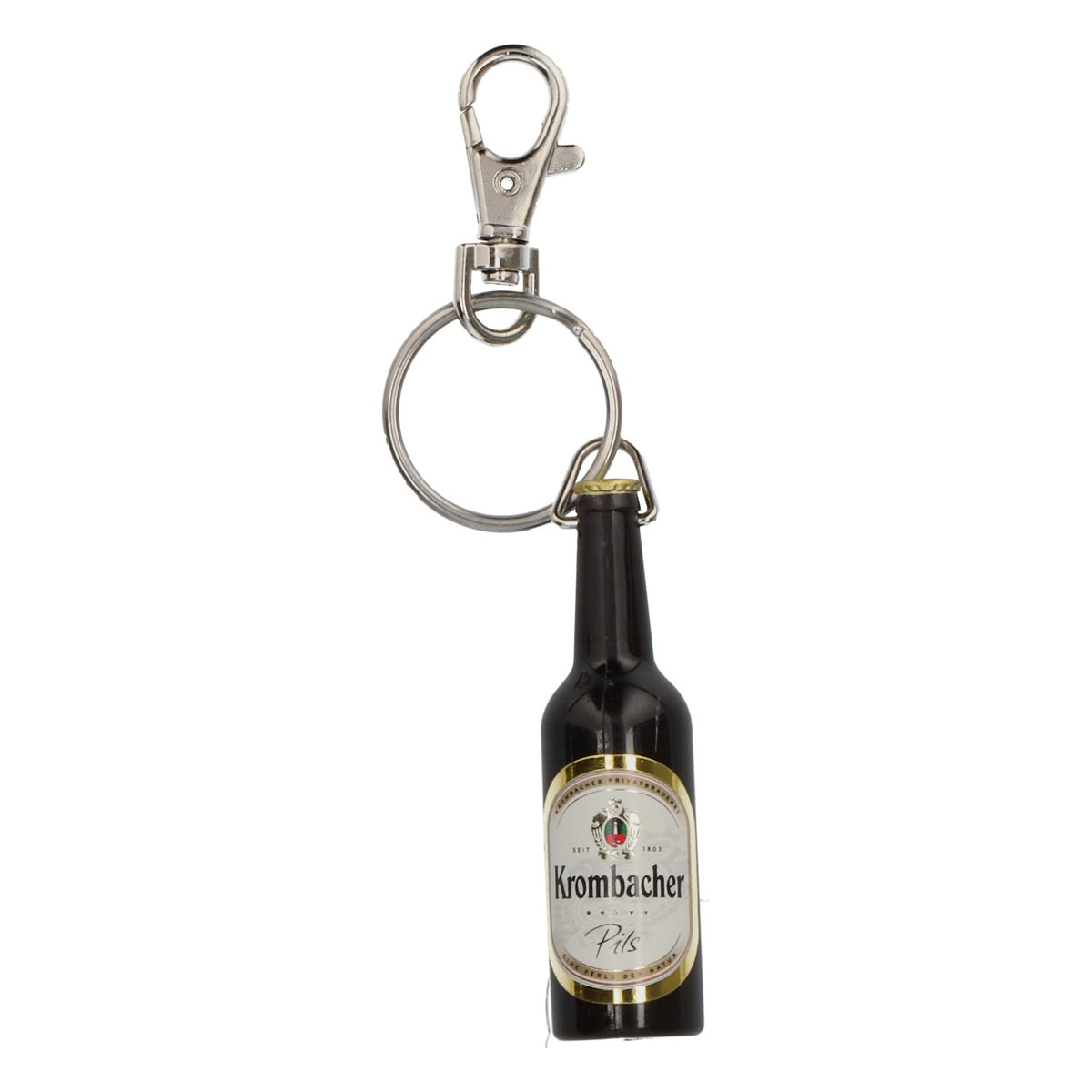 Krombacher Beer Bottle Opener Cap Opener Key Ring Bottle