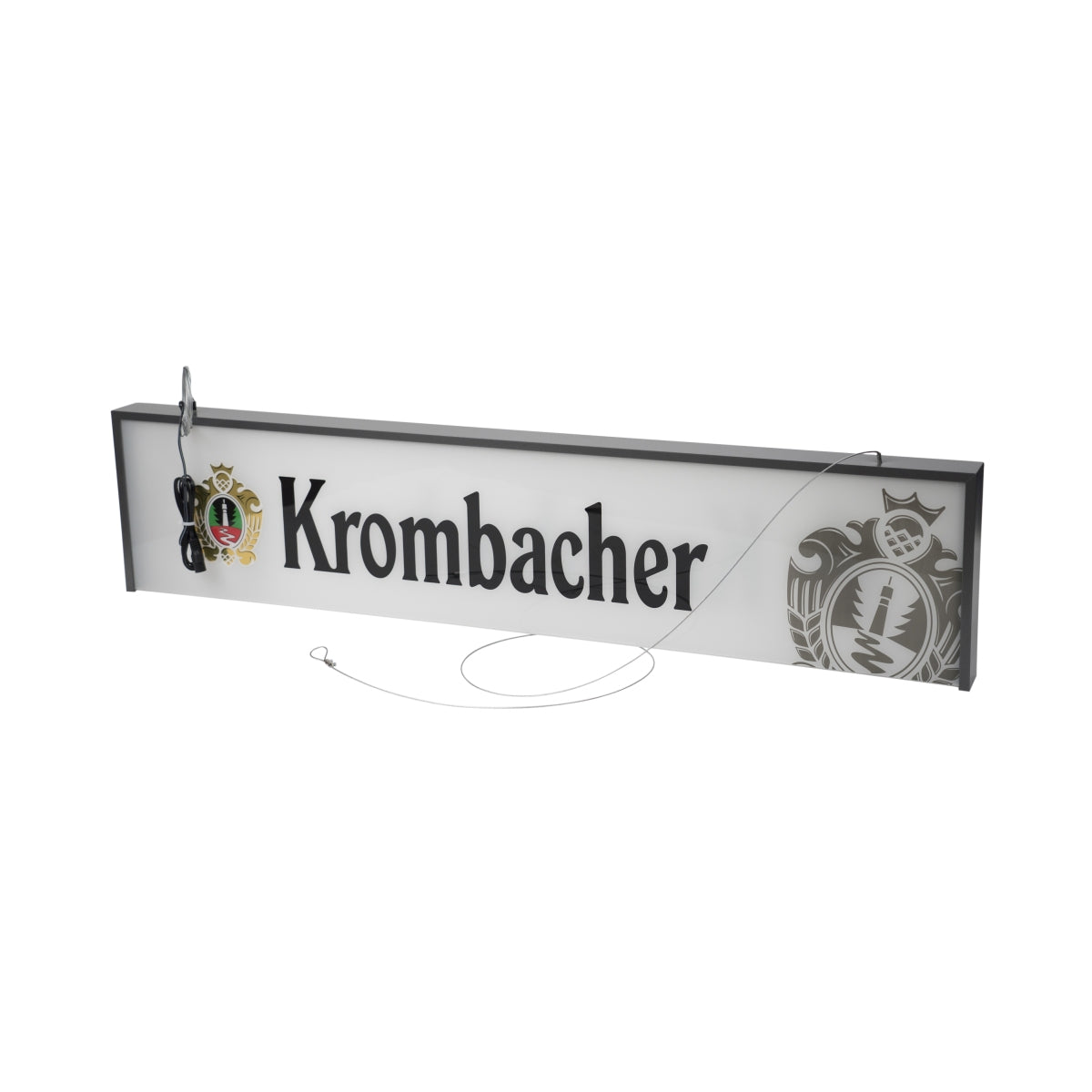 Krombacher beer counter light, illuminated sign, lightbox, LED sign, board, gastro bar – View 2