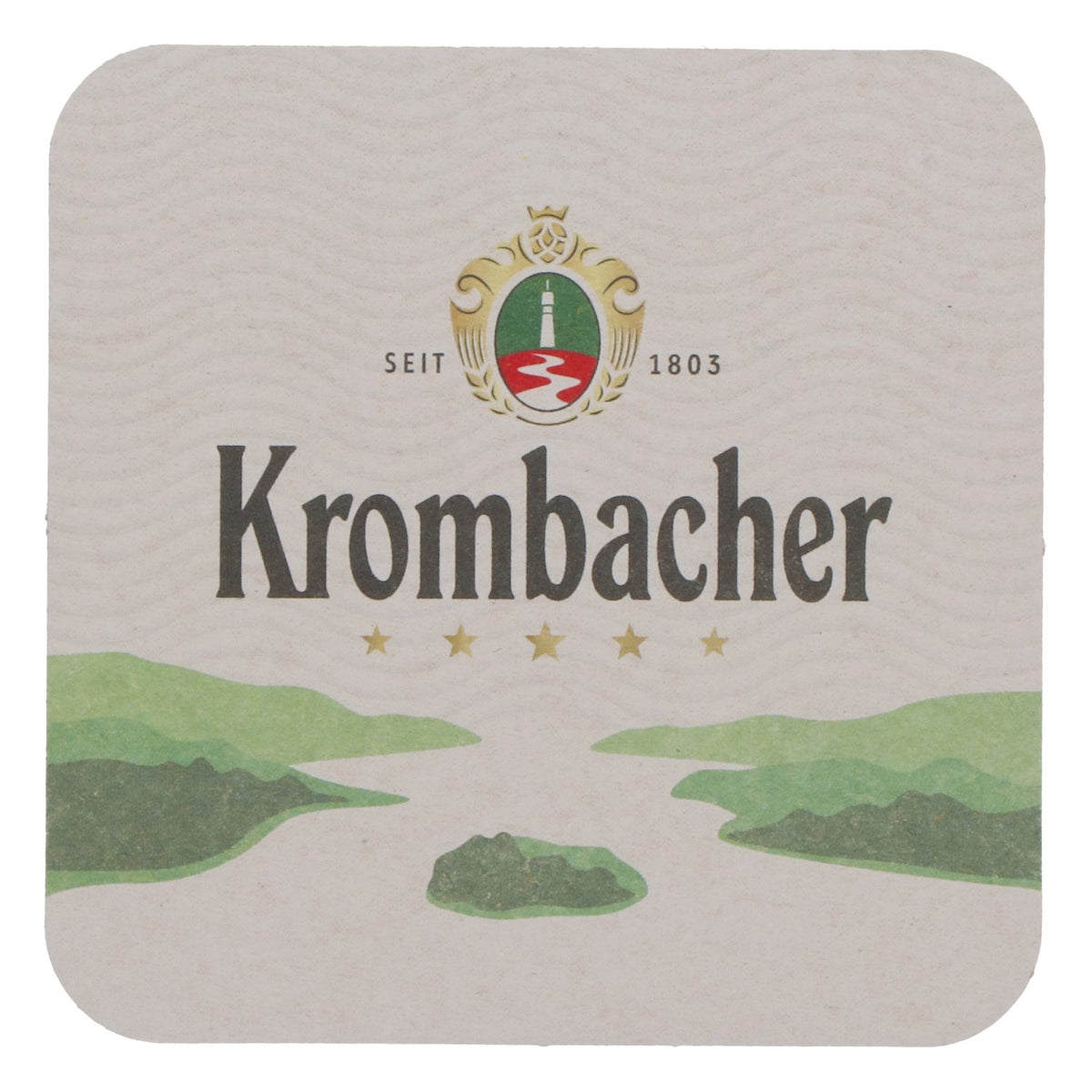 Krombacher Beer Coaster Lillet Wild Berry New White Paper Coaster – View 3