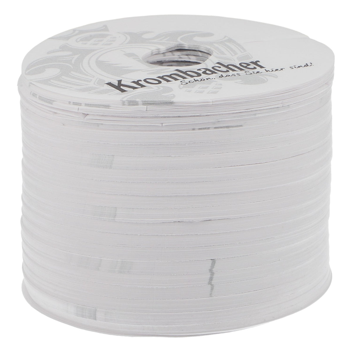Krombacher Beer Coasters, Paper Drop Cloths, New, White, Beer Coasters – View 2