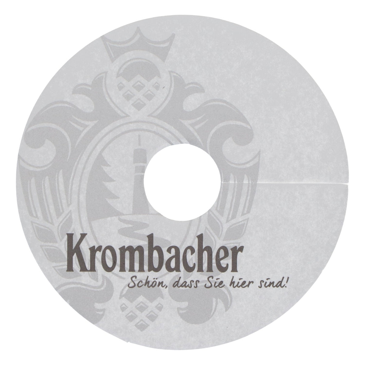 Krombacher Beer Coasters, Paper Drop Cloths, New, White, Beer Coasters – View 3