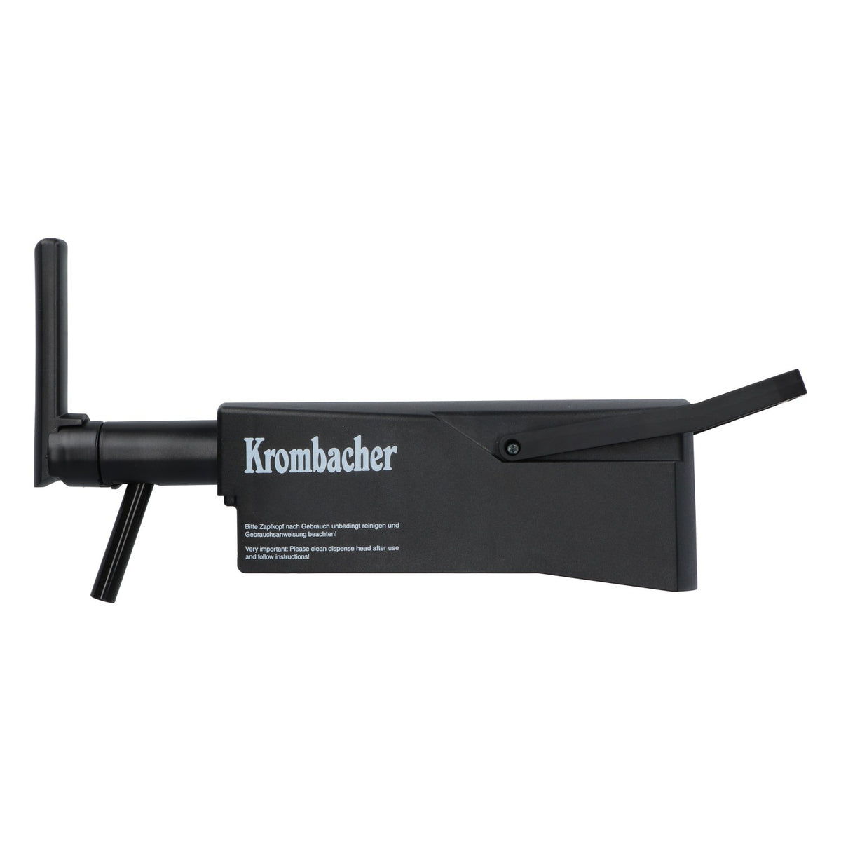 Krombacher Beer Dispenser Head for 11-Liter Fresh Keg, 1.5 bar, Micro Matic, Black – View 2