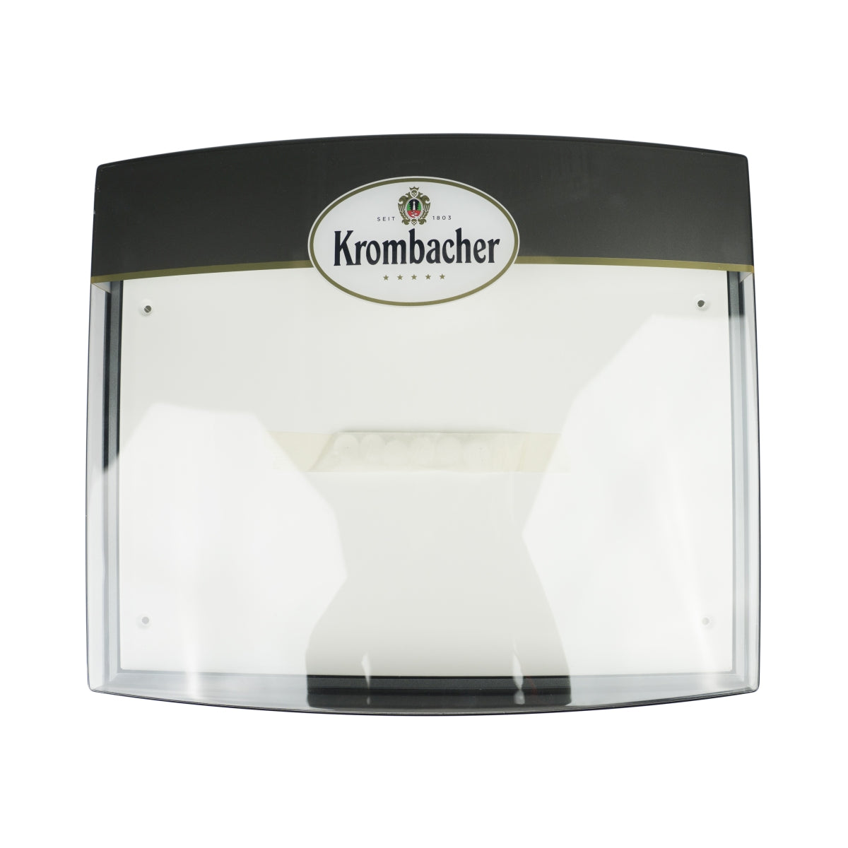 Krombacher display case Menu Food display case Used Gastro Restaurant