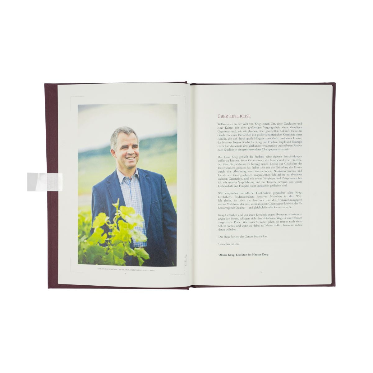 Krug Champagne Book A Journey Through History Collector's Book Company History – View 3