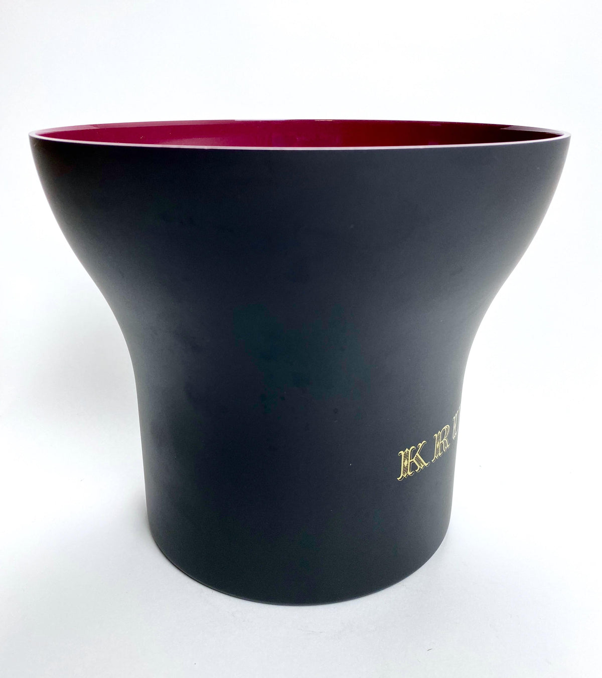 Krug Champagne Bottle Cooler Ice Cube Container Metal Single Black/Purple – View 3