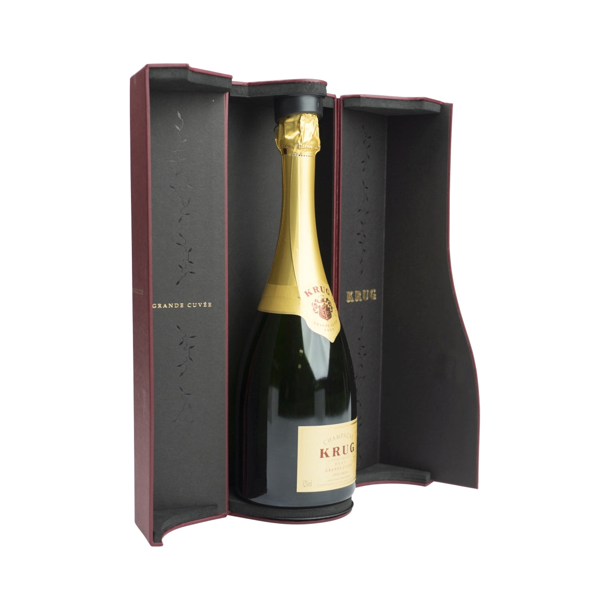Krug Champagne Show Bottle EMPTY Grande Cuvee Box 0.7l Display Decoration Dummy Bar
