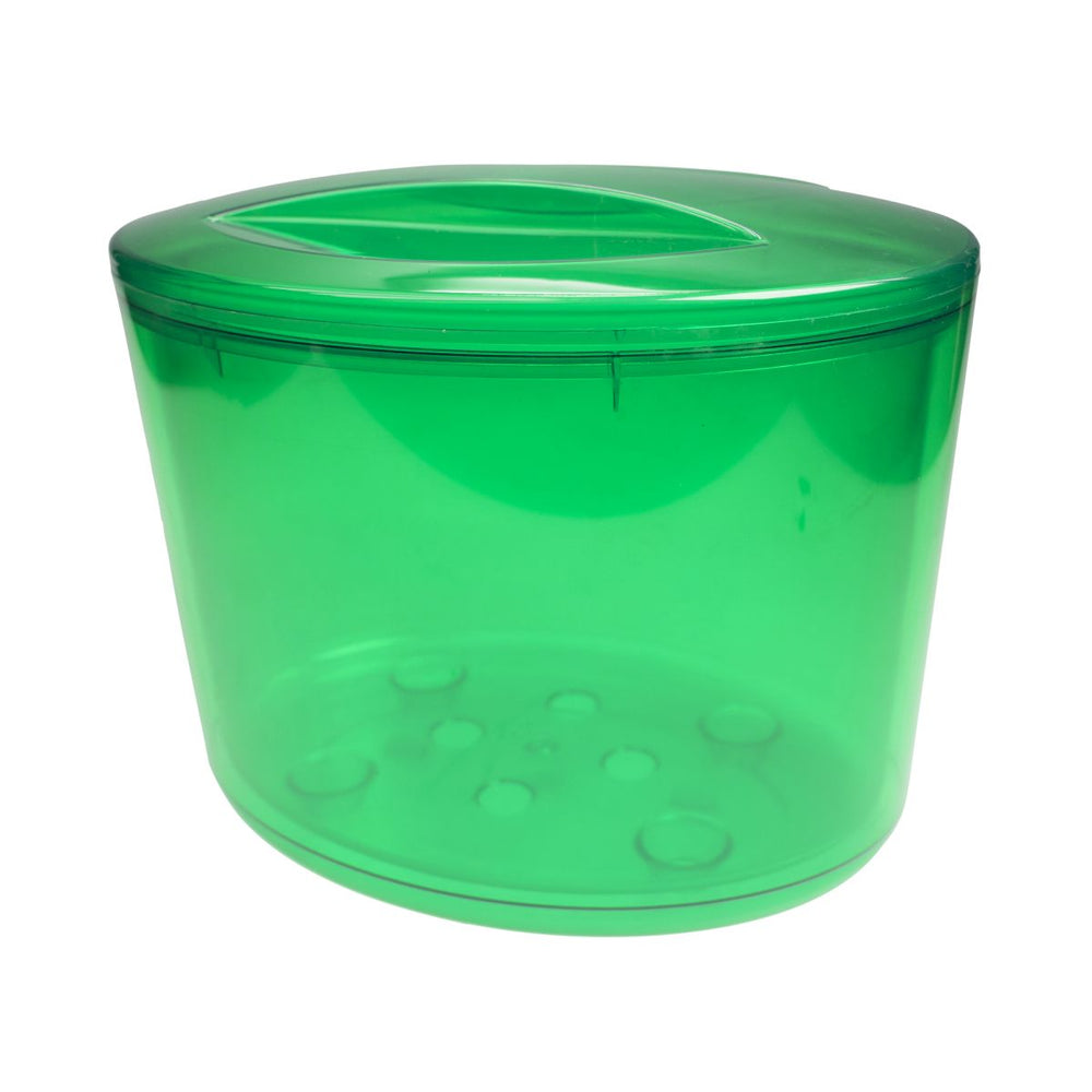 Cooler Bottle cooler Ice bucket Green with lid Beverage cooler Ice box
