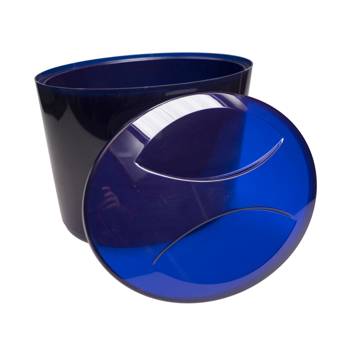 Cooler Bottle cooler Ice bucket Purple with lid Beverage cooler Ice box – View 3