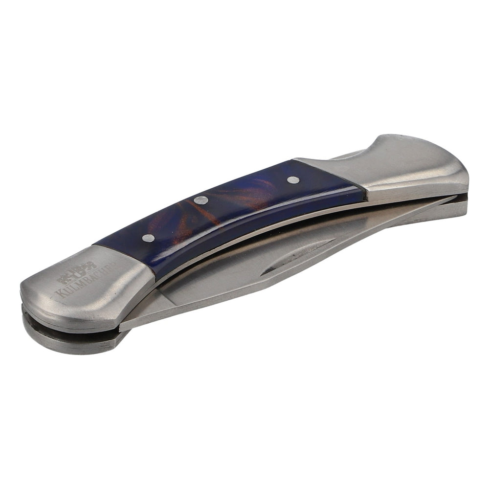 Kulmbacher Reichelbräu Beer Snack Knife Belt Pouch Stainless Steel Folding Knife