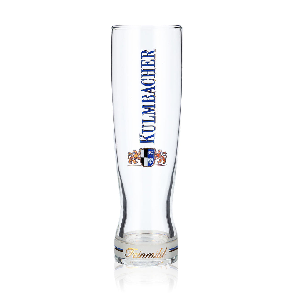 Kulmbacher Reichelbräu beer glass, 0.38 l, Feinmild logo lengthwise